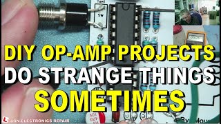 This DIY Project Using OpAmps is doing strange things Fixing These Faults Is How I Learnt Repair [upl. by Wheaton]