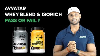 AVVATAR WHEY amp ISORICH REVIEW WITH LAB TEST REPORT  wheyprotein review gym workout health [upl. by Joette]