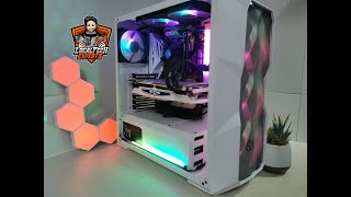 CoolerMaster TD500 Mesh Gaming Computer build [upl. by Bartle366]