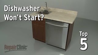 Dishwasher Won’t Start — Dishwasher Troubleshooting [upl. by Eeniffar724]