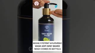 Ivory Natural  Anti Grey Beard Wash  For Premature Greying and Restore Beard Black Color beauty [upl. by Eanod]