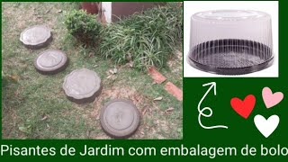 Pisantes de Jardim com embalagens de bolo [upl. by Tennaj]