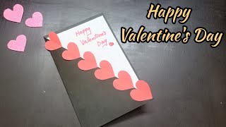 DIY valentines day greeting card  Handmade card idea for valentines day [upl. by Esenwahs]