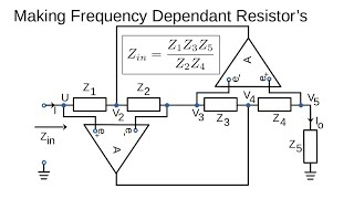 Making Frequency Dependent Resistor using GIC Topology [upl. by Mozart]