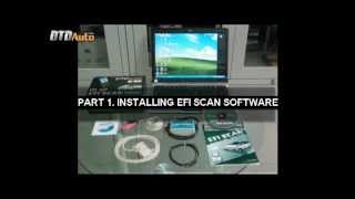 EFI SCAN  SCANNER FOR OBDI MOBD TOYOTA amp LEXUS VEHICLES [upl. by Brucie603]