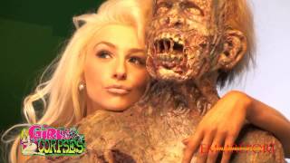 Courtney Stodden at Girls and Corpses Magazine cover shoot BehindTheScreams Part 1 [upl. by Hasan421]