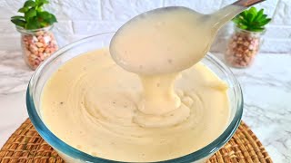 RECETTE DE SAUCE BECHAMEL ⬆️Comment Faire une Sauce Béchamel 😛🥣 [upl. by Gnauq]