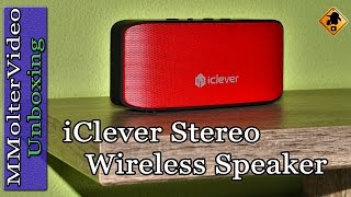 iClever Stereo Wireless Speaker BTS07  Unboxing and first look [upl. by Sterrett695]