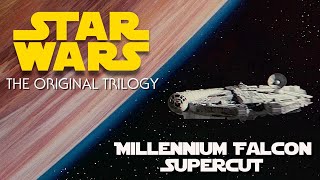 Star Wars The Original Trilogy Millennium Falcon Supercut [upl. by Cortney]