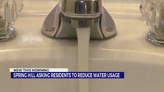 Spring Hill asking residents to reduce water usage [upl. by Niwhsa]