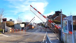 Bedhampton Level Crossing Hampshire [upl. by Eceinal618]