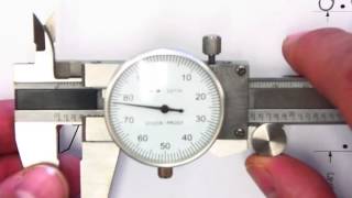 How to Read a Dial Caliper [upl. by Adrahs]