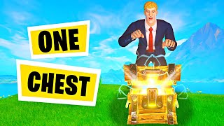 The ONE CHEST Challenge in Fortnite OG [upl. by Dwaine519]