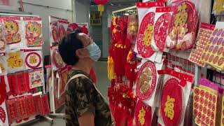 Chinese New Year 2021 Decor Shopping  Chinatown Singapore [upl. by Aidyl319]