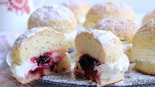 HOW TO MAKE DELICIOUS CREAM BUNS  SEMLA LASKIAISPULLA FROM SCRATCH RECIPE  INTHEKITCHENWITHELISA [upl. by Dublin688]