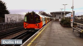 Dollis Hill  Jubilee line  London Underground  1996 Tube Stock  S8 Stock [upl. by Aerdnwahs314]