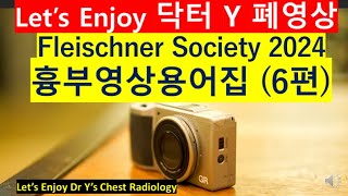 fleischner society glossary thoracic imaging 2024흉부영상용어집6편 2024흉부사진폐암사진Fleischner 胸部影像用語集胸部X線 [upl. by Ellekram]