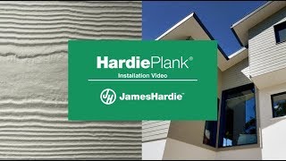 Hardie® Plank cladding installation video [upl. by Hortensa580]