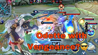 OdetteJohnsonVengeance gameplay  Odette Mobile Legends gameplay [upl. by Lorou]