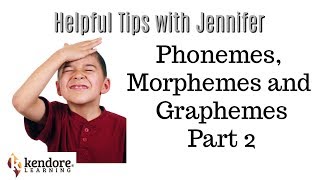 Phonemes Graphemes Morphemes More Info⎪Kendore LearningSyllables Learning Center [upl. by Ailen742]