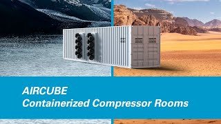 AIRCUBE Containerized Compressor rooms [upl. by Aleahs]