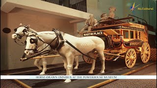 Horse drawn Omnibus at the Powerhouse Museum [upl. by Aicilihp]