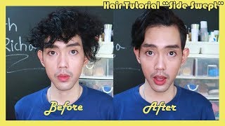 Hair Tutorial เซทผมผู้ชายผมหยิก ผมหยักศกแบบแกล้งๆ ไปจ่ายตลาด   RITH RICHA [upl. by Arch]