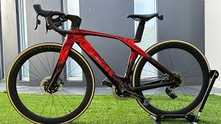 New Trek Madone SLR 7 eTap P1 ColourMetallic Red Smoke to Red Carbon Smoke [upl. by Deck878]