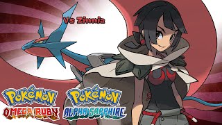 Pokémon Omega Ruby amp Alpha Sapphire  Zinnia Battle Music HQ [upl. by Anilocin]