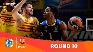 Maccabi Playtika Tel AvivFC Barcelona  Round 10 Highlights  202324 Turkish Airlines EuroLeague [upl. by Shevlo]