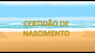 Certidão de Nascimento [upl. by Candi]