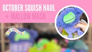 October Squishmallow Haul  Mallow Mash 2024 [upl. by Dewar670]