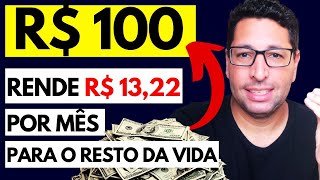 COMO GANHAR R 1322 POR MÊS INVESTINDO APENAS R 10000 POR MÊS [upl. by Ignacius]