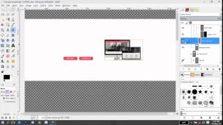 PSD to HTML using GIMP Export images from a PSD [upl. by Burkhardt]