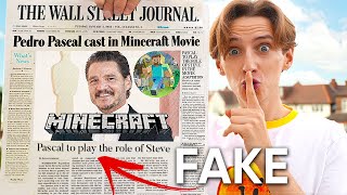 How I Spread A Fake Viral Rumour About The Minecraft Movie [upl. by Rabassa35]