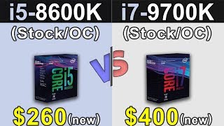 i58600K Vs i79700K  Stock and Overclock  New Games Benchmarks [upl. by Auguste]