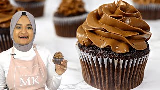 Incredibly moist CHOCOLATE CUPCAKES [upl. by Swetlana42]