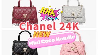 Chanel 24K New Mini Coco Handle [upl. by Arelc]