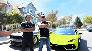 Vin Diesel pulled up at the Fast amp Furious House [upl. by Lebasi]