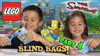 LEGO The SIMPSONS Minifigures Blind Bag Opening PART 4 [upl. by Oznohpla]