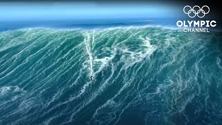 Are these the largest Waves ever surfed  Nazare 2020 The Beast Awakens [upl. by Ert653]