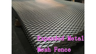 NEW Expanded Metal Mesh Fencing Panel  Welding Process [upl. by Eriuqs]