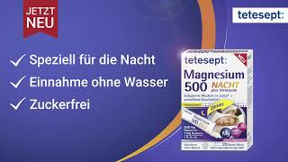 tetesept Magnesium 500 Nacht Direkt Sticks [upl. by Edge]