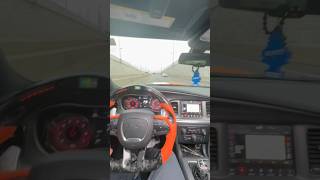 Hellcat Charger POV Custom Steering Wheel pov hellcat dodge cars musclecars [upl. by Ylas]