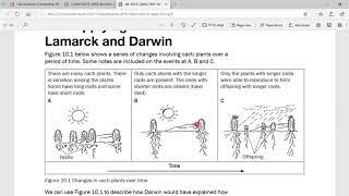 Evolution lamarck and darwin Grade 12 Life Science [upl. by Xerxes]