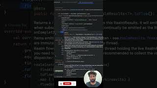 Kotlin flow in Realm db in android studio kotlin android realmadrid [upl. by Hak]