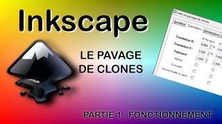 Inkscape  le pavage de clone partie 1  le fonctionnement [upl. by Nogem855]