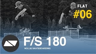 FRONTSIDE 180 OLLIE SKATEBOARDING TUTORIAL 60 [upl. by Lauer268]