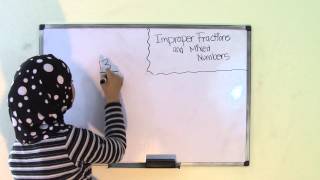 Improper Fractions and Mixed Numbers  6th Grade Math [upl. by Lough483]