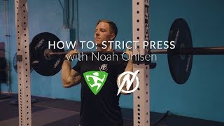 How to Barbell Shoulder Press with Noah Ohlsen [upl. by Burl]